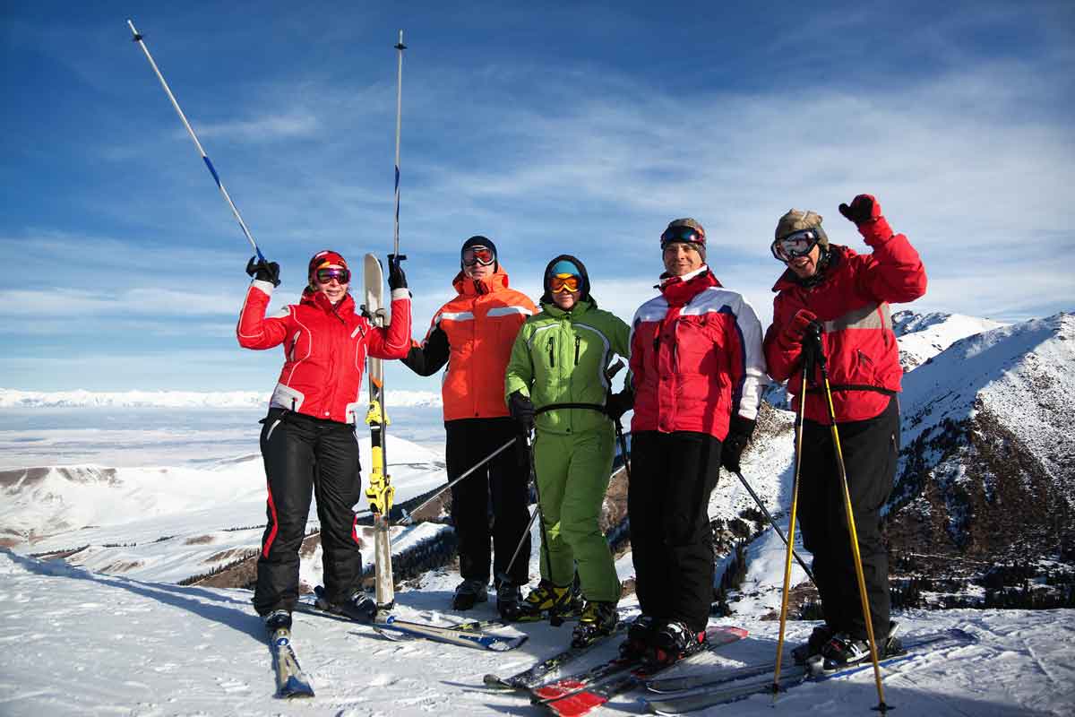 traditionele ski foto singles wintersport